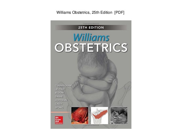 Williams Obstetrics 25th Edition Pdf